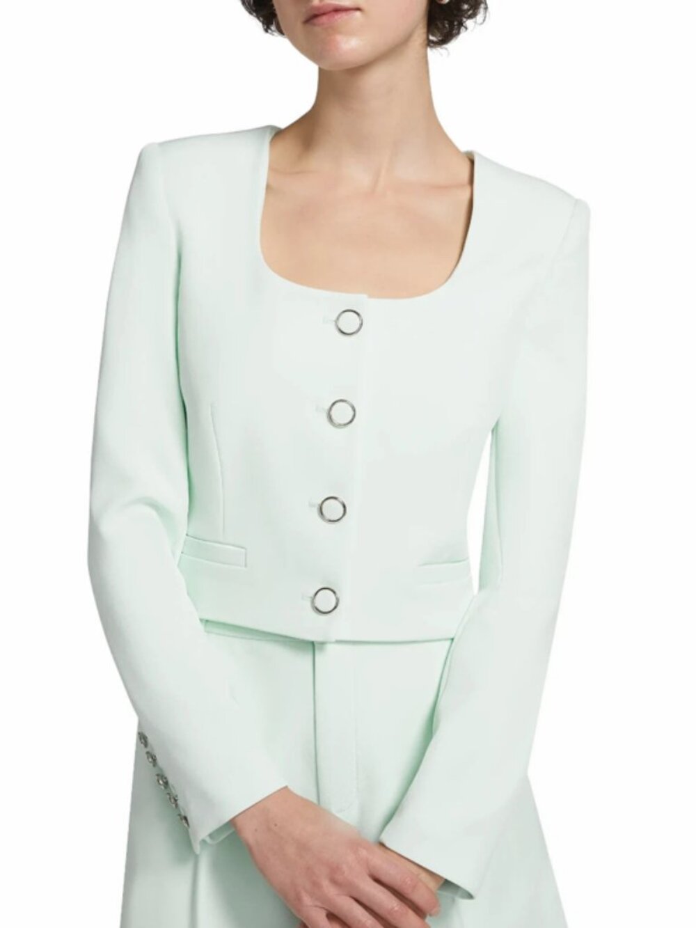 Generation Love Jina Crepe Crop Blazer Size Small-MSRP$365